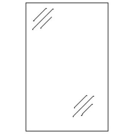 Allpoints Shield, Mirror , 20X30"Plexi, 5-Pk 1412063